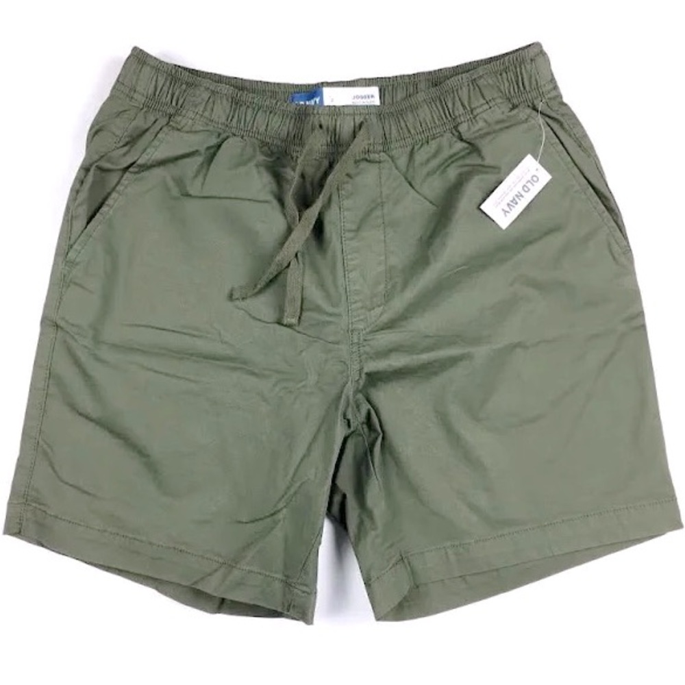 Old Navy Olive Jogger Shorts